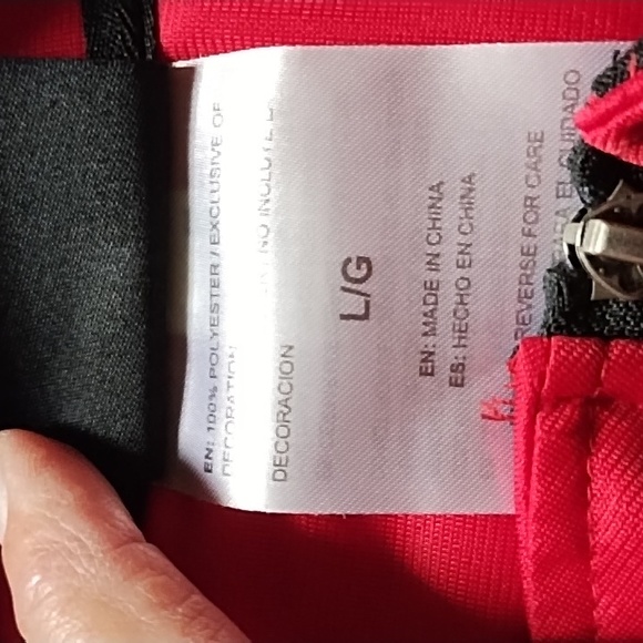 And1 red warmup jacket. Men's L - Picture 4 of 6